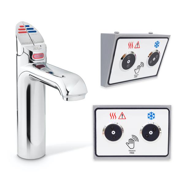 HydroTap G5 Classic boiling chilled 240/175 bright chrome for work with touch free disability friendly controller