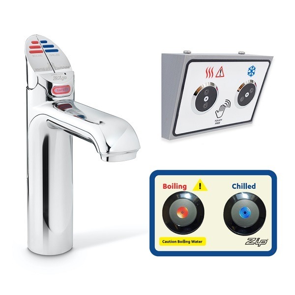 HydroTap G5 UltraCare Classic boiling chilled 160/175 bright chrome for work disability friendly controller